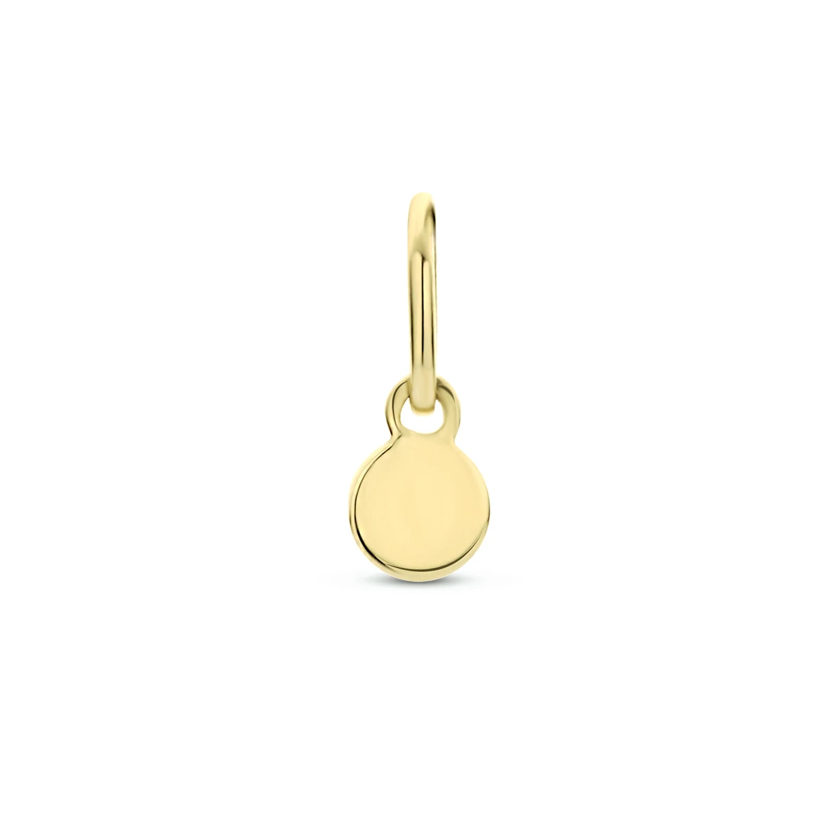 hanger rond 8 mm 14K geelgoud