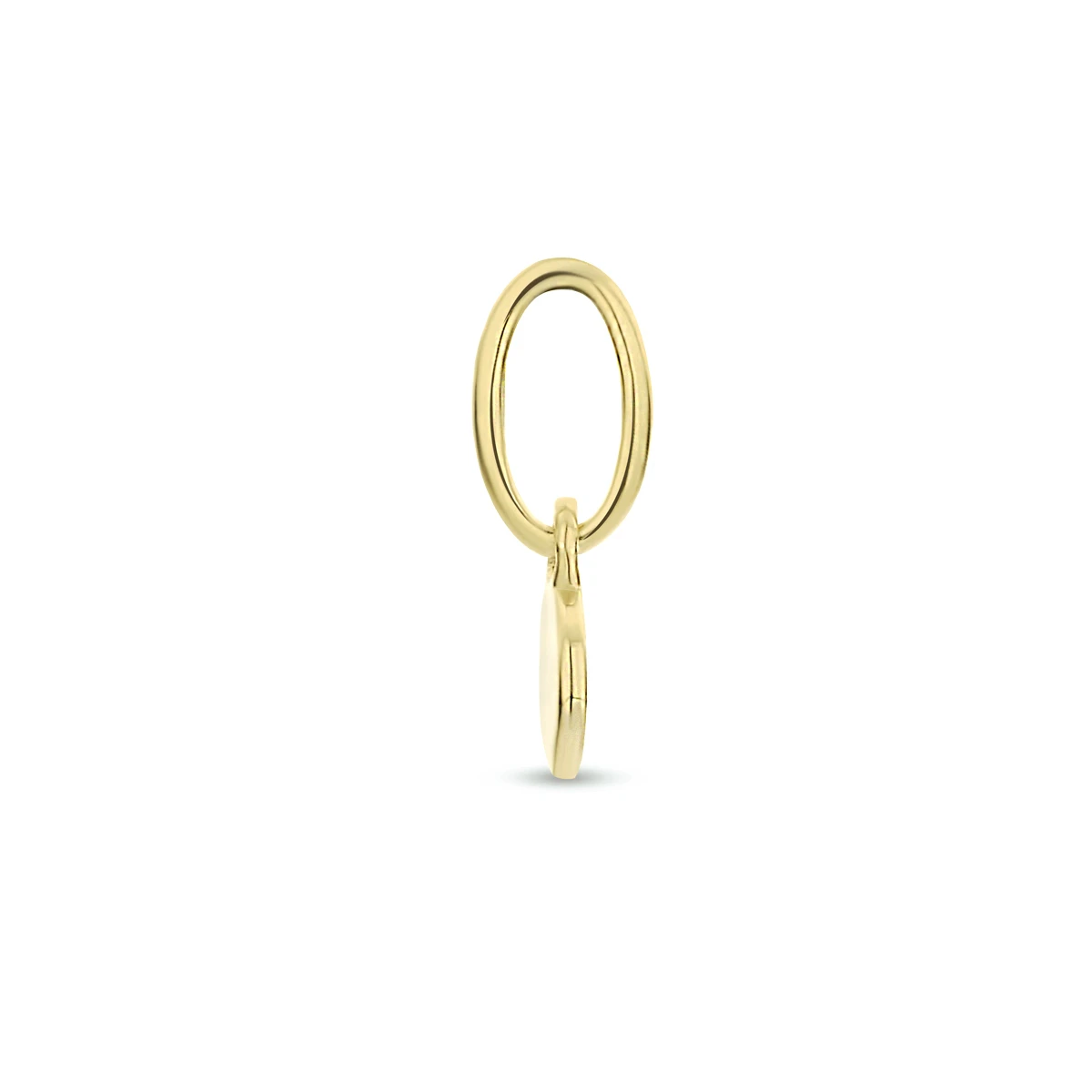 hanger rond 8 mm 14K geelgoud