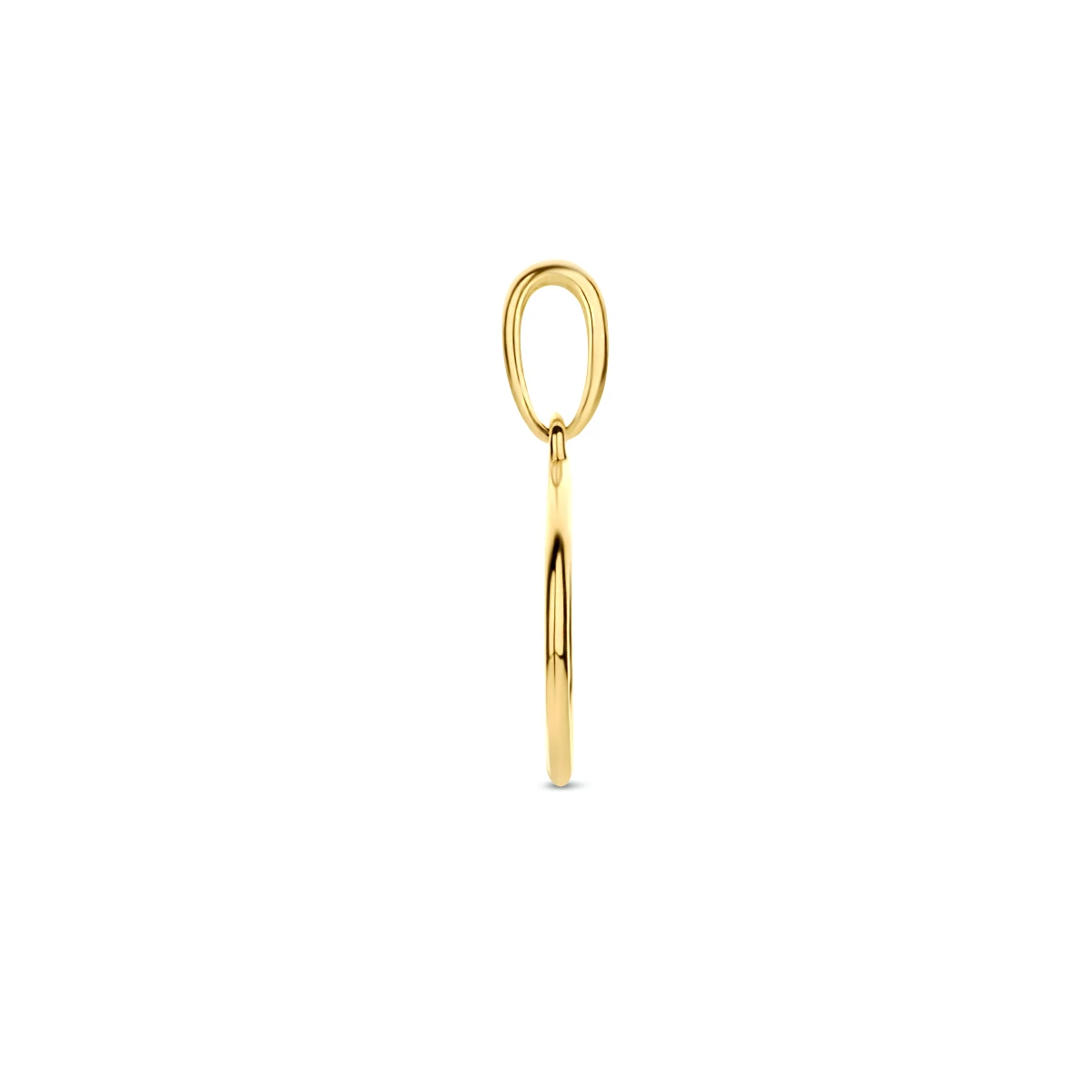 hanger rondje 10 mm 14K geelgoud