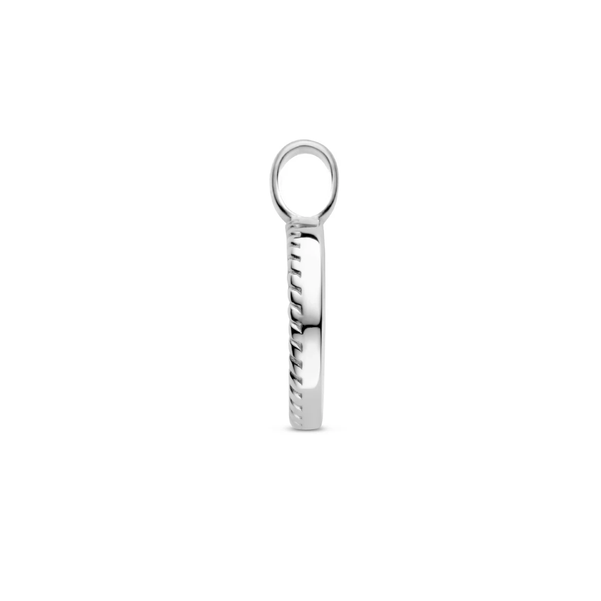 hanger rondje onyx edelstaal