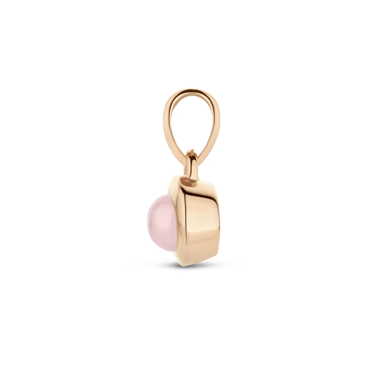 hanger rozenkwarts 14K roségoud