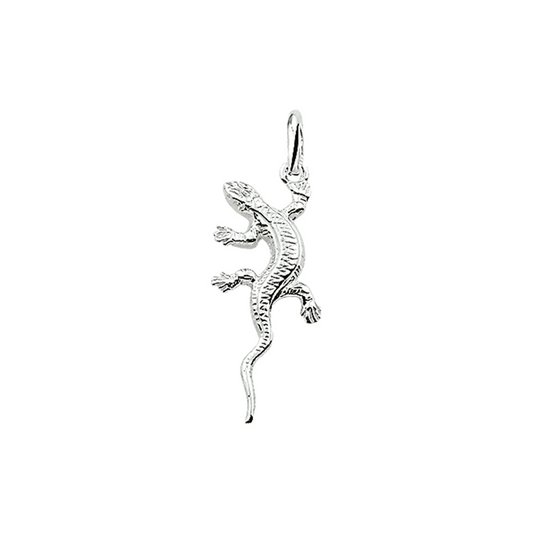 hanger salamander 12 mm zilver wit