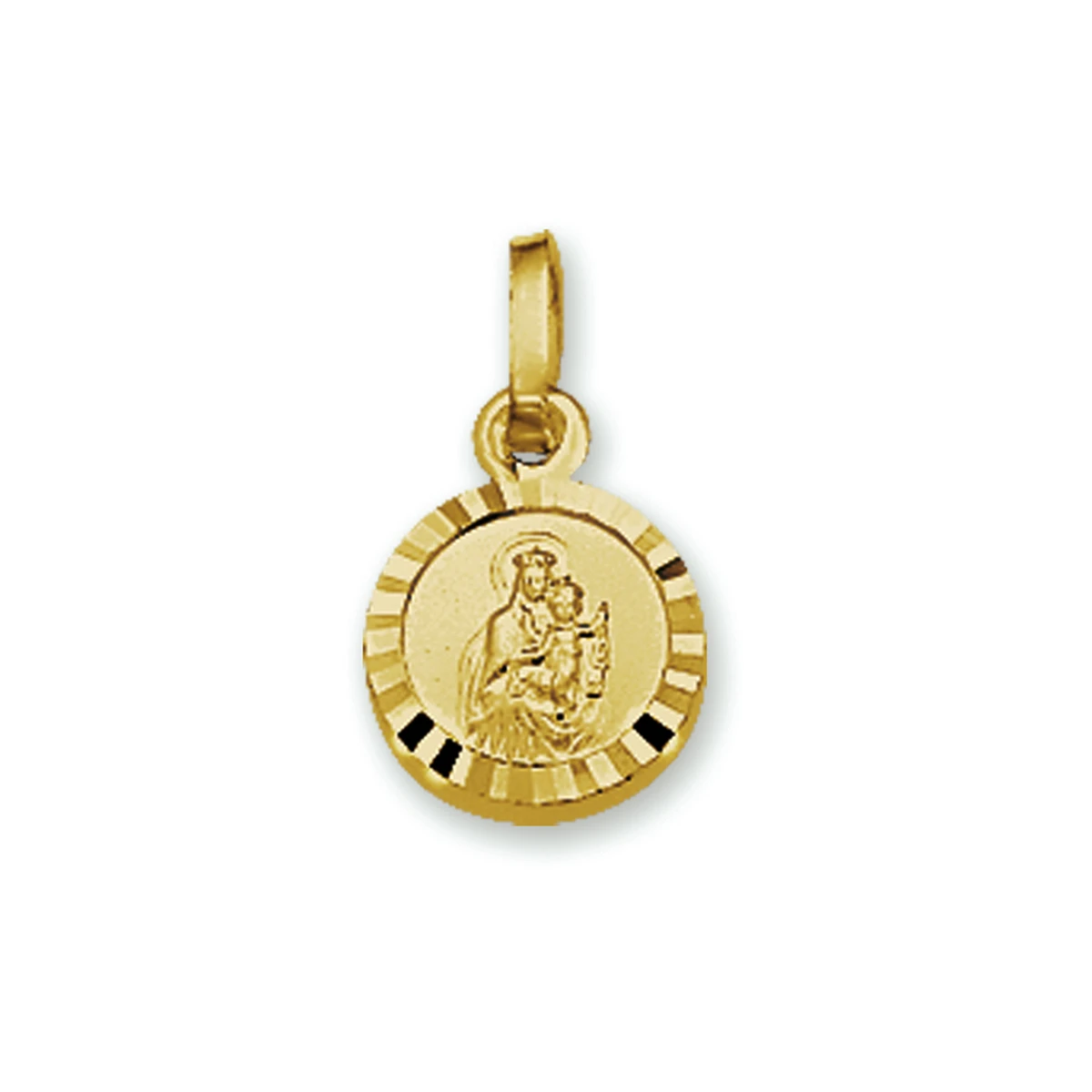 hanger scapulier 14K geelgoud