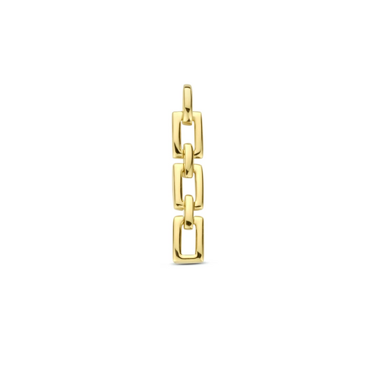 hanger schakel 14K geelgoud