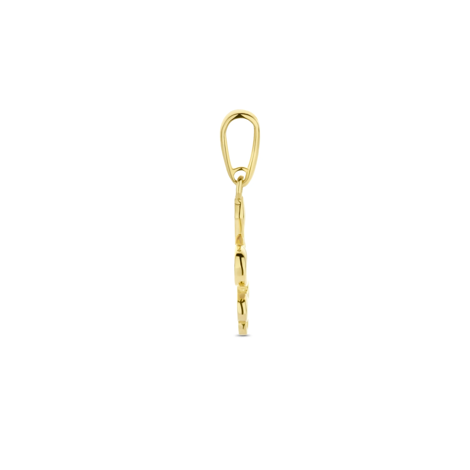 hanger slang 14K geelgoud