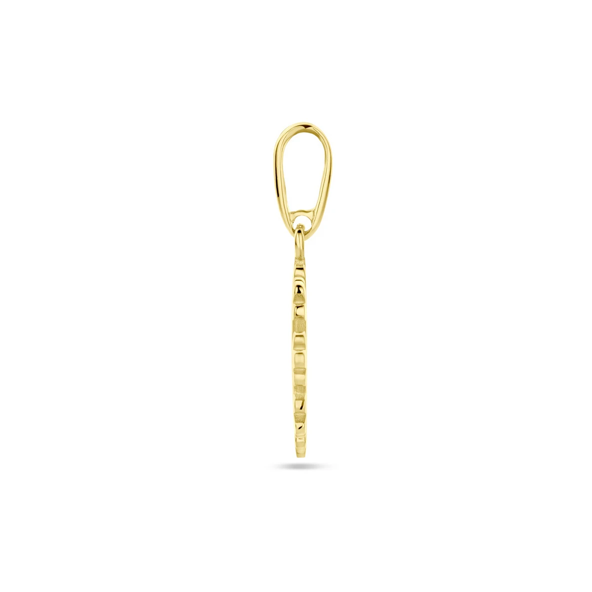 hanger sneeuwvlok 14K geelgoud
