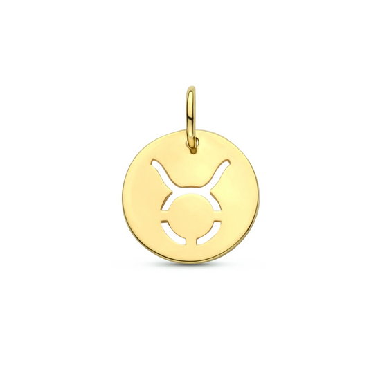 hanger sterrenbeeld 13 mm 14K geelgoud