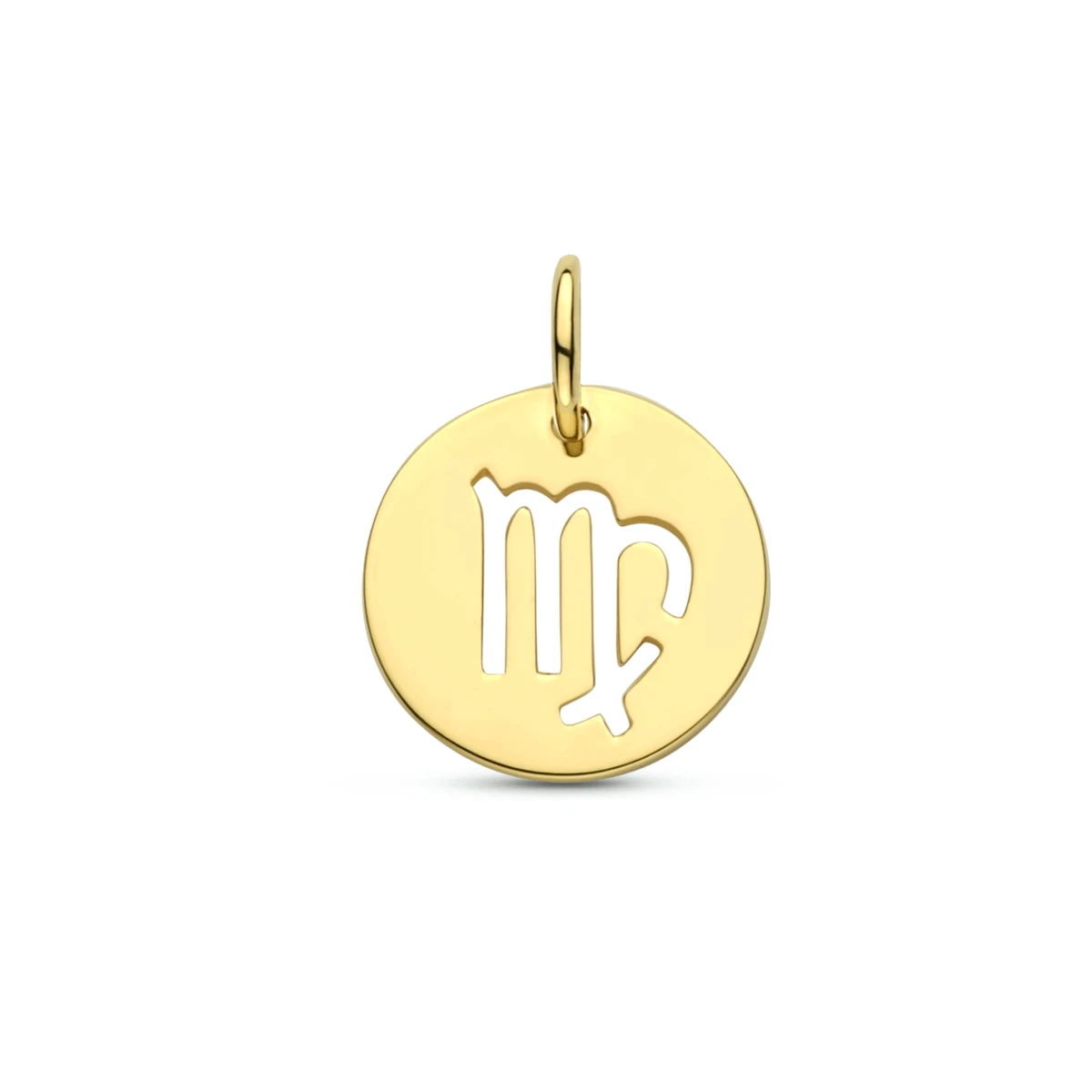 hanger sterrenbeeld 13 mm 14K geelgoud