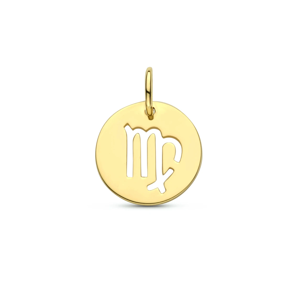 hanger sterrenbeeld 13 mm 14K geelgoud
