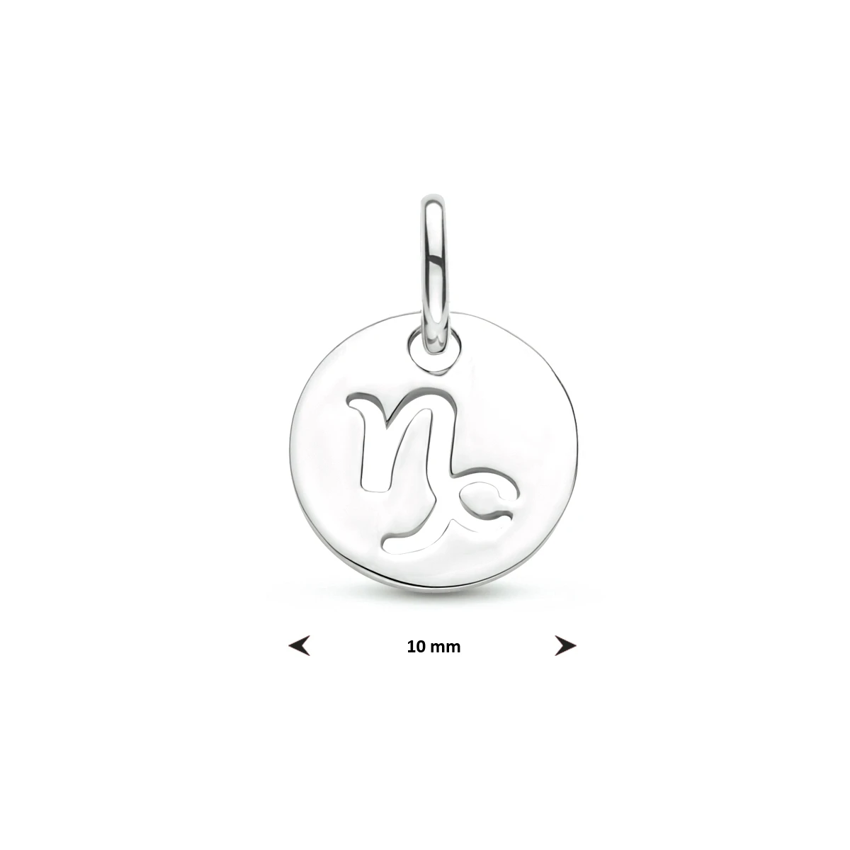 hanger sterrenbeeld 13 mm zilver gerhodineerd