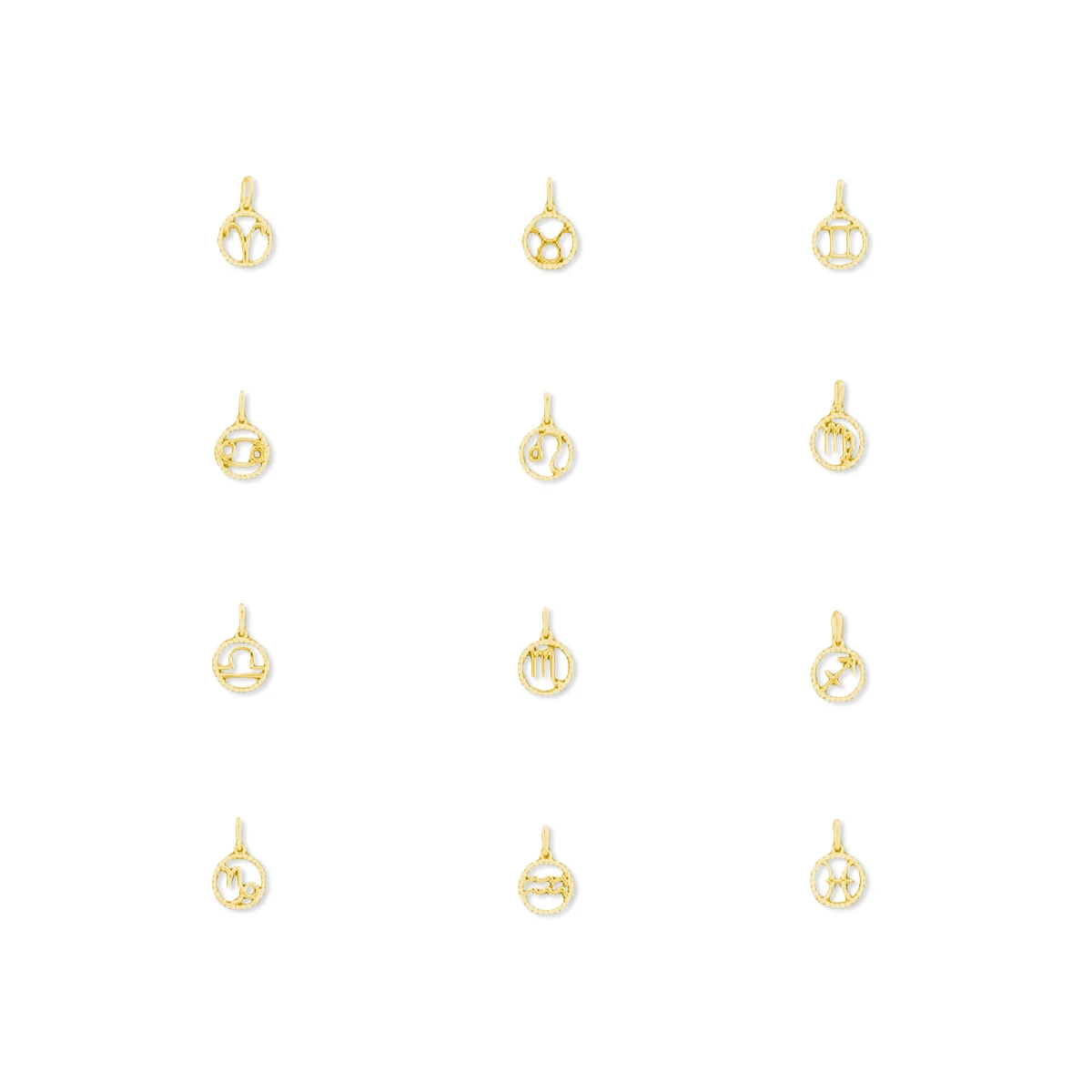 hanger sterrenbeeld 14K geelgoud