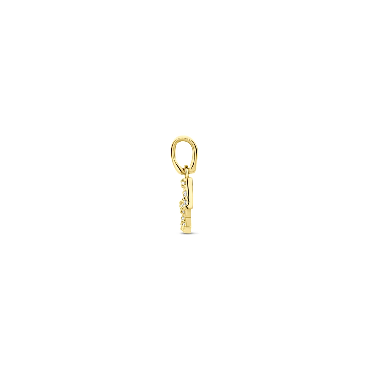 hanger sterrenbeeld diamant h si 14K geelgoud