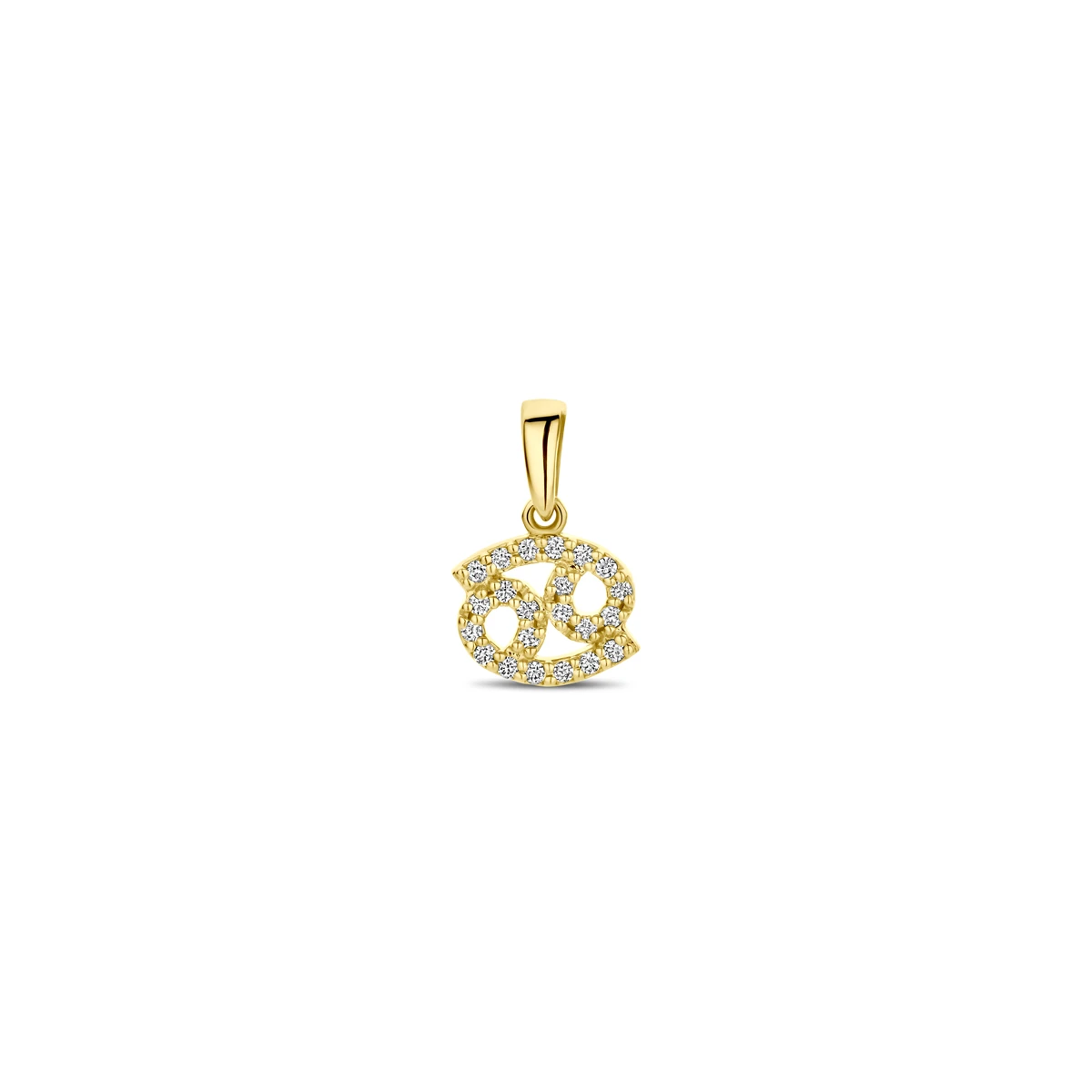 hanger sterrenbeeld diamant h si 14K geelgoud