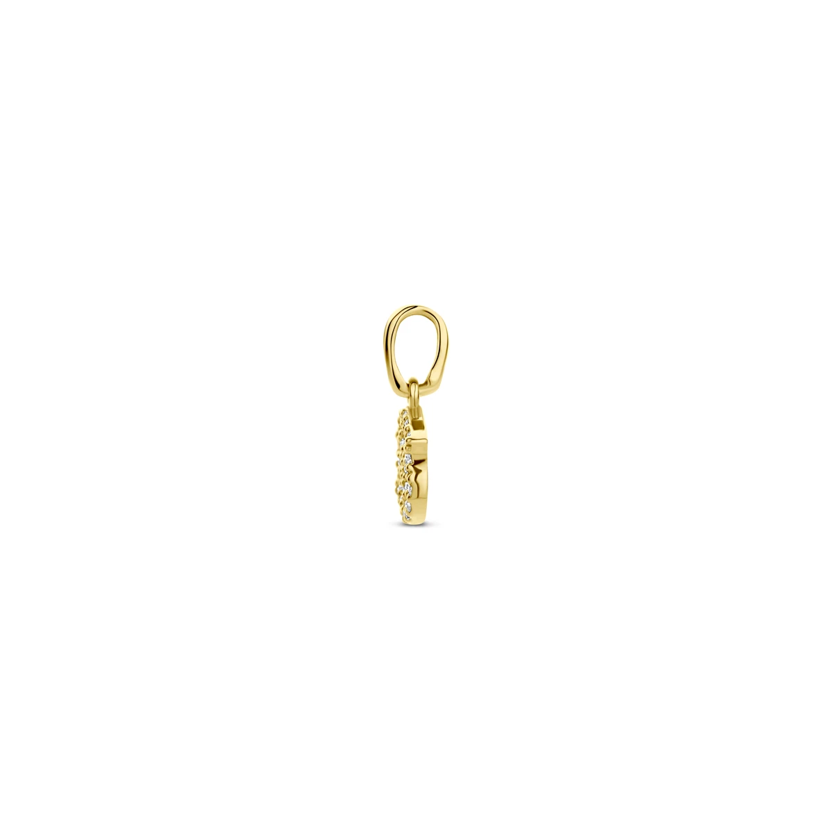hanger sterrenbeeld diamant h si 14K geelgoud