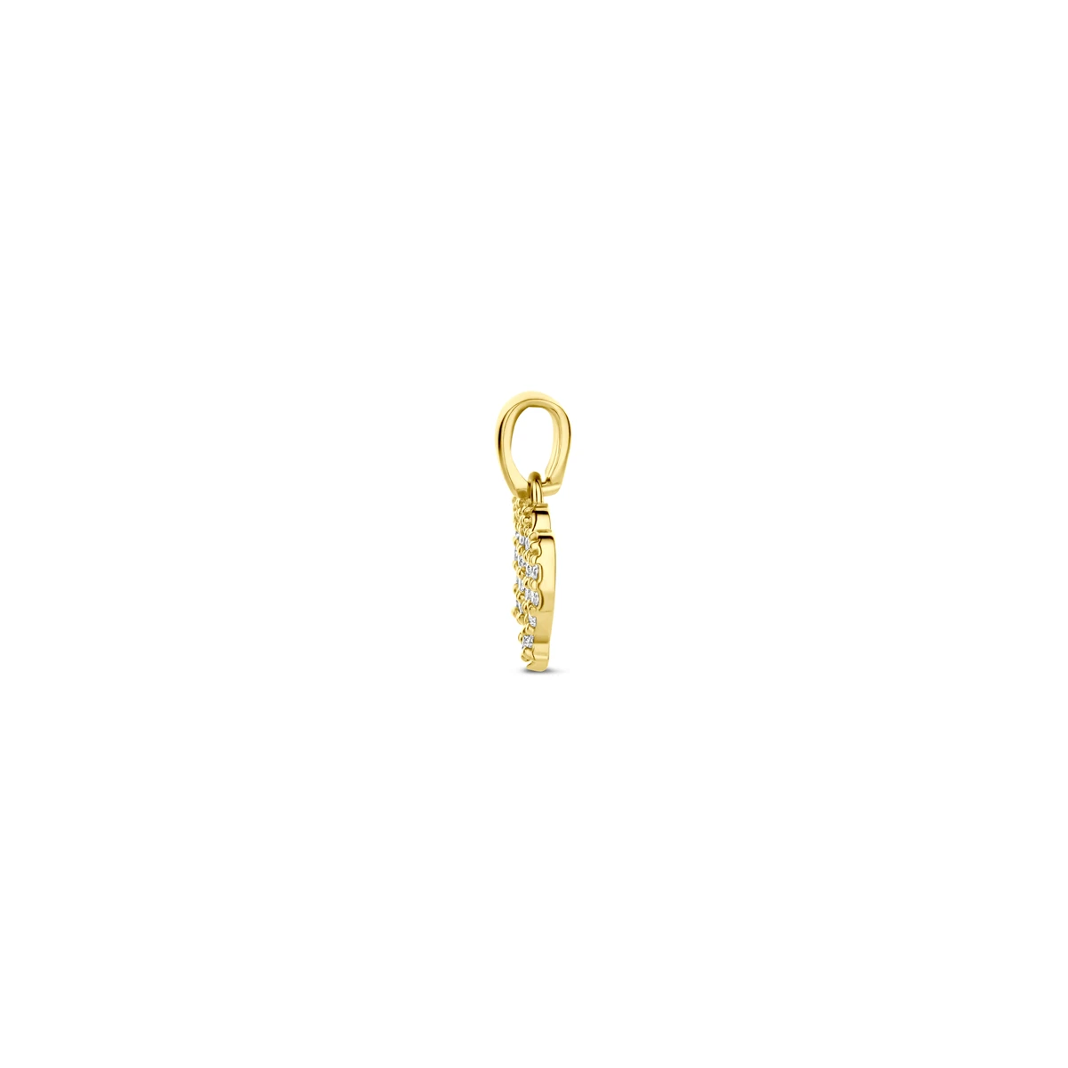 hanger sterrenbeeld diamant h si 14K geelgoud