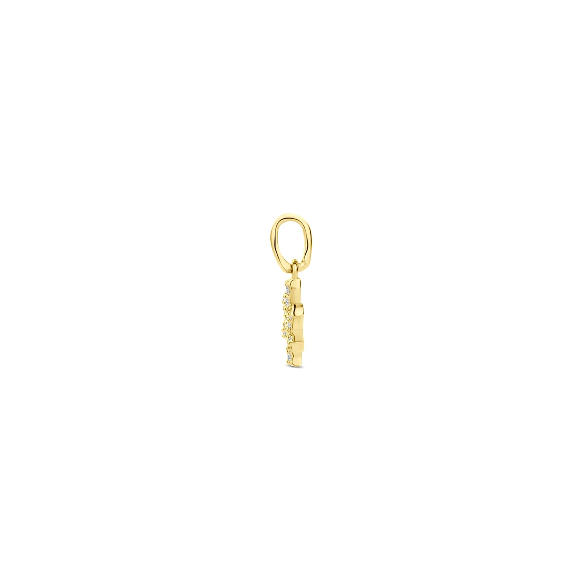 hanger sterrenbeeld diamant h si 14K geelgoud