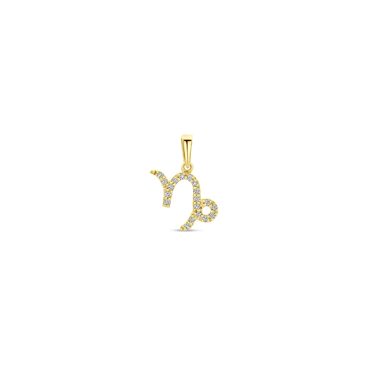 hanger sterrenbeeld diamant h si 14K geelgoud