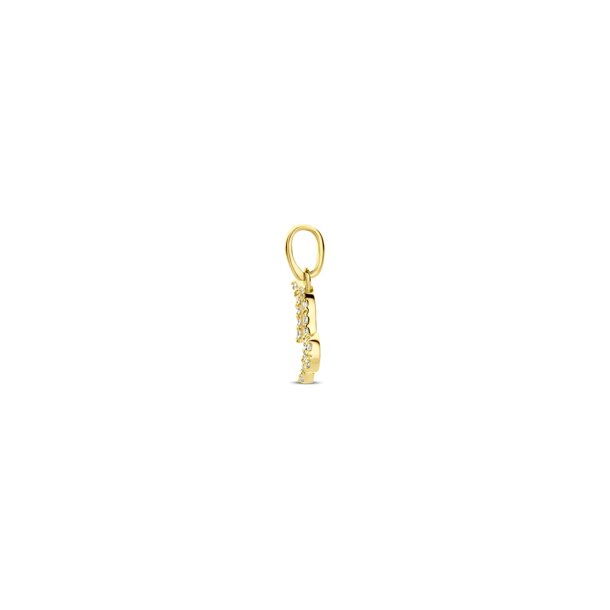 hanger sterrenbeeld diamant h si 14K geelgoud