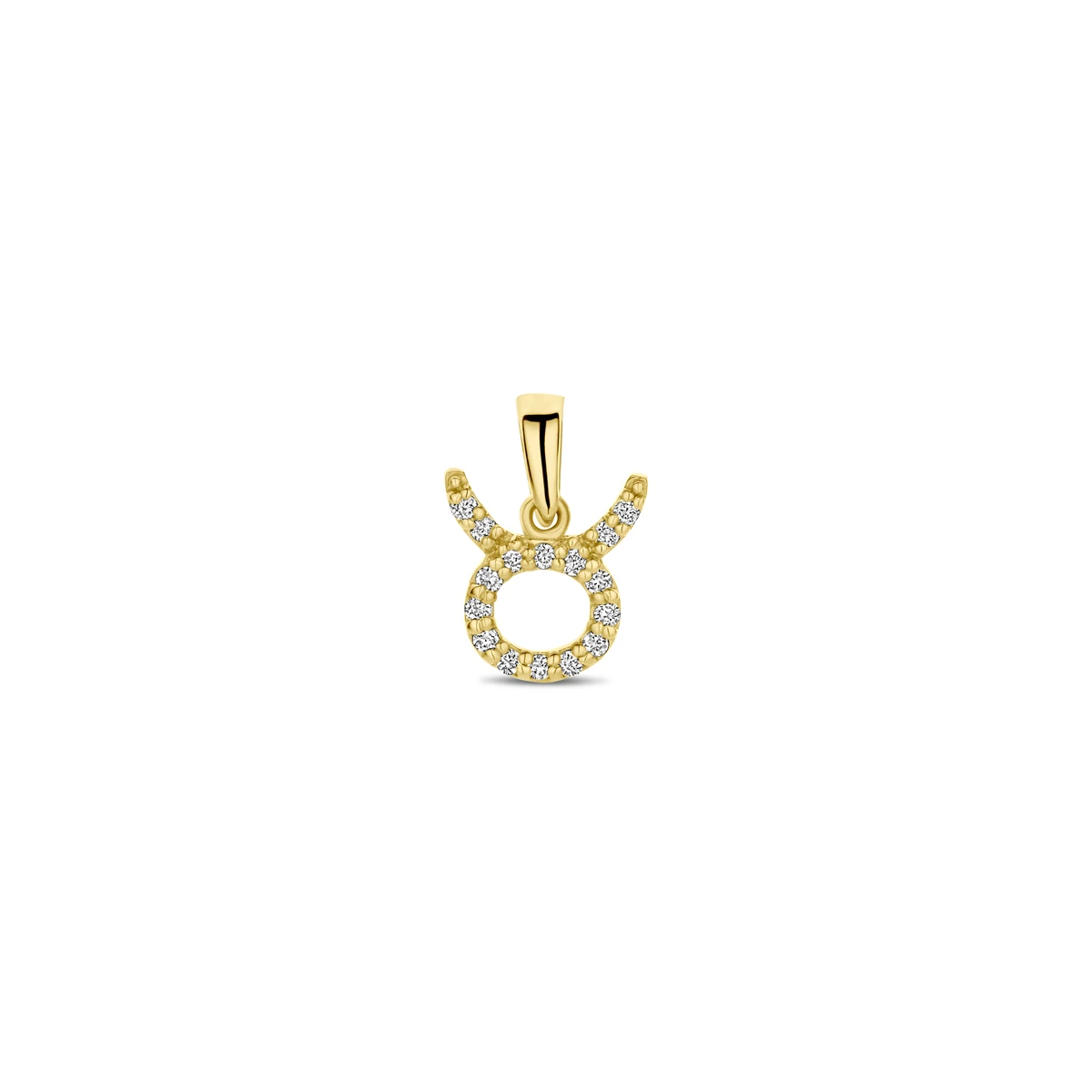 hanger sterrenbeeld diamant h si 14K geelgoud