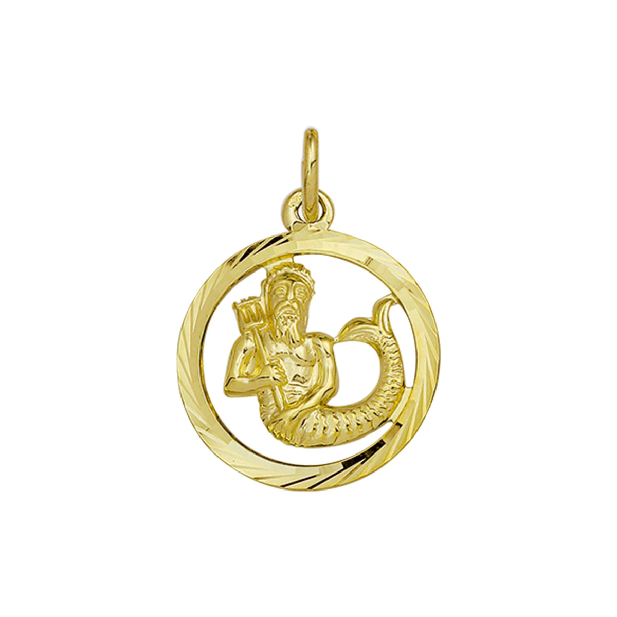 hanger sterrenbeeld gediamanteerd 14K geelgoud