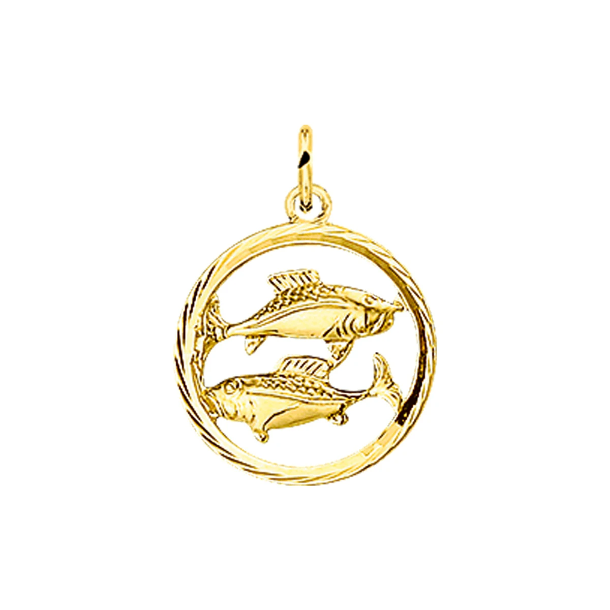 hanger sterrenbeeld gediamanteerd 14K geelgoud