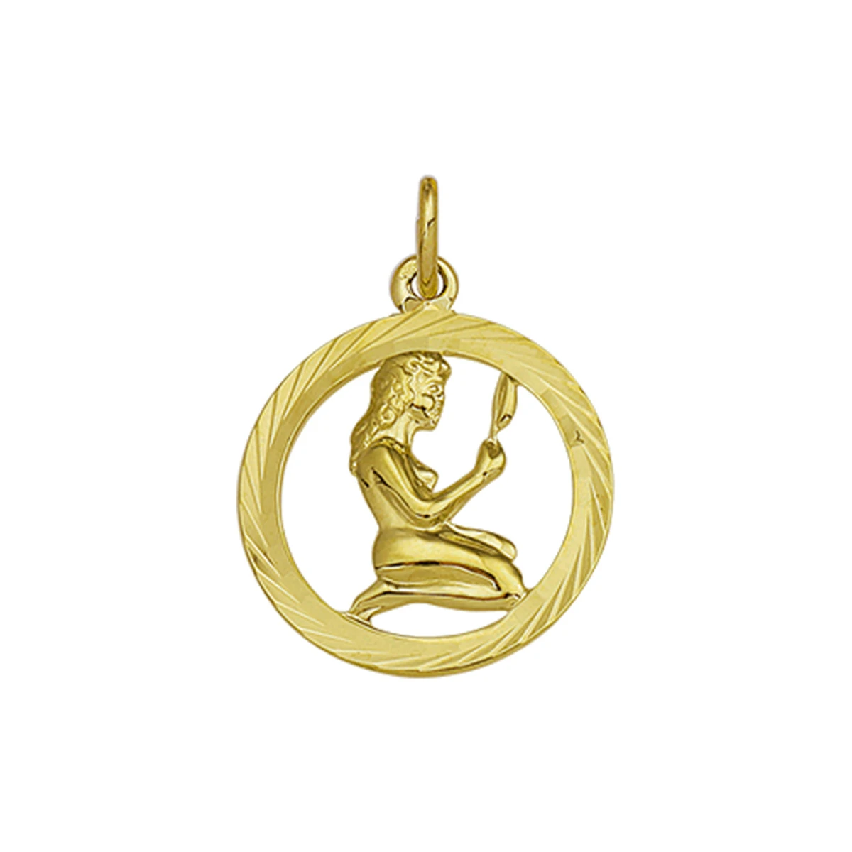 hanger sterrenbeeld gediamanteerd 14K geelgoud