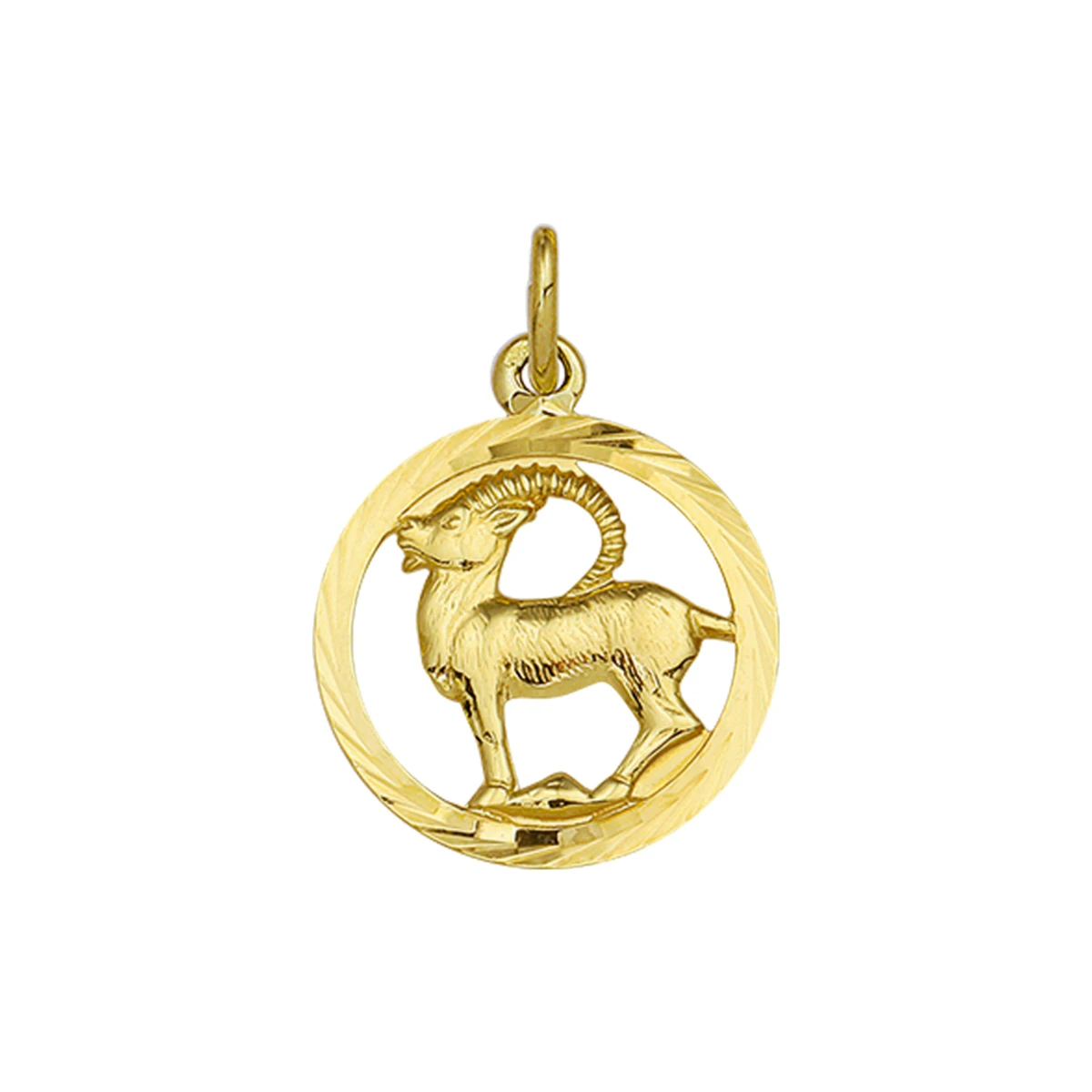 hanger sterrenbeeld gediamanteerd 14K geelgoud