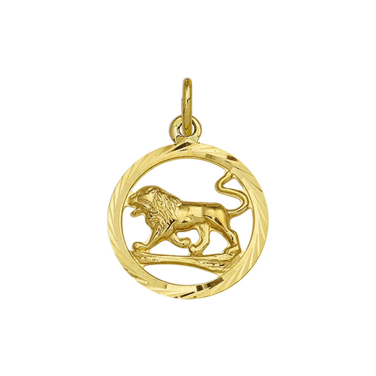 hanger sterrenbeeld gediamanteerd 14K geelgoud