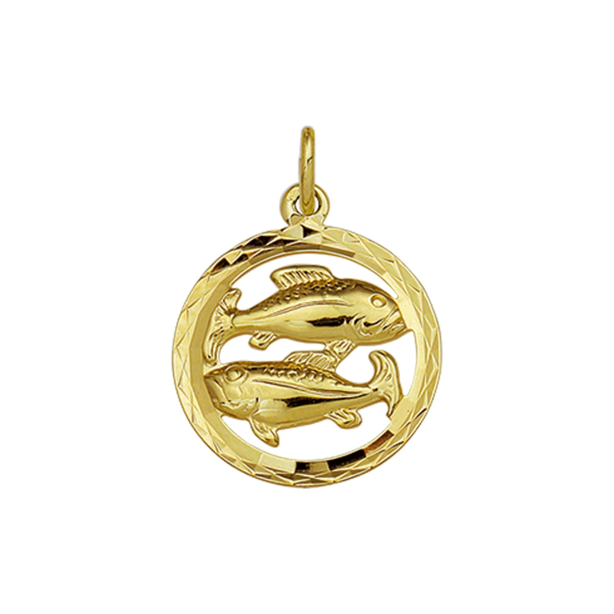 hanger sterrenbeeld gediamanteerd 14K geelgoud