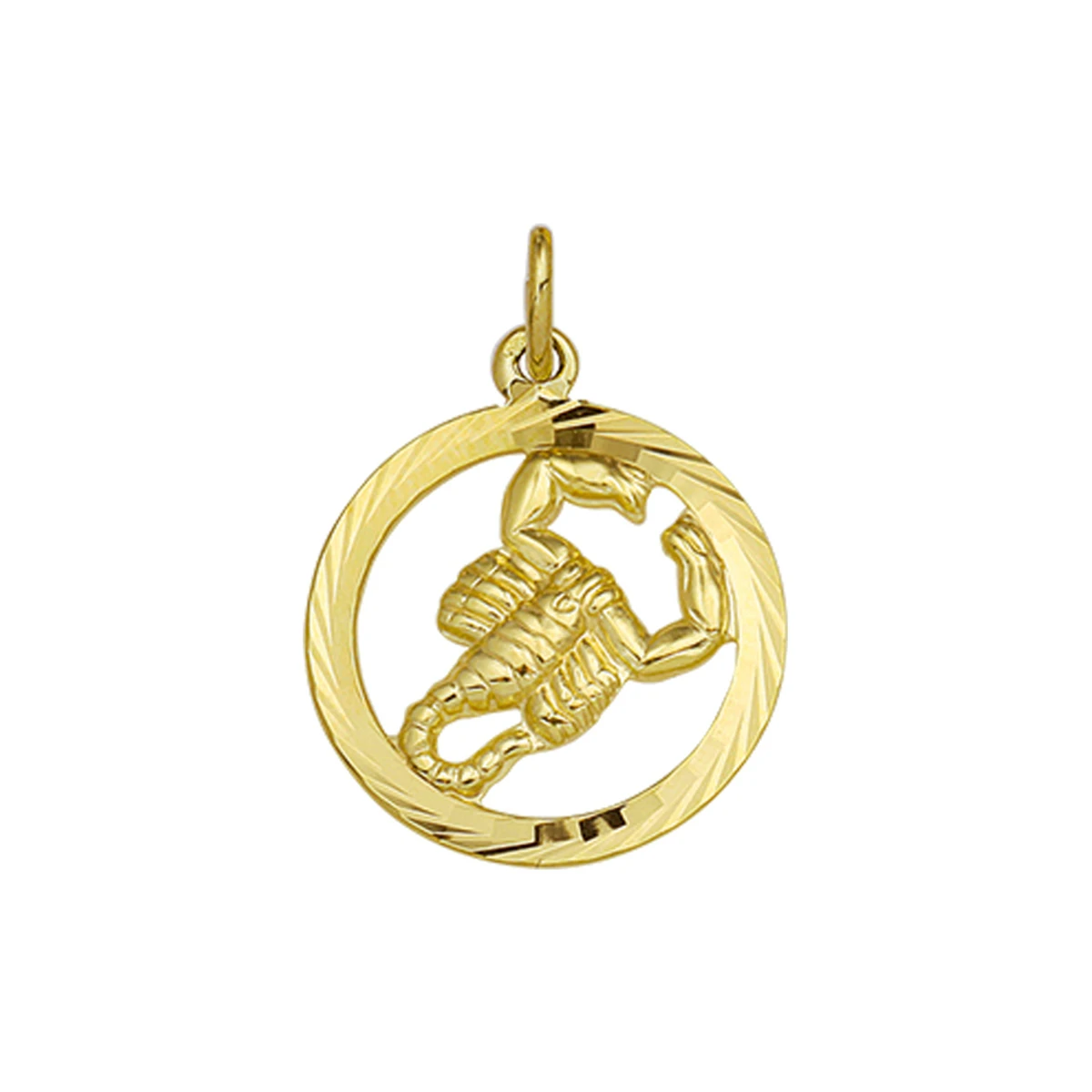 hanger sterrenbeeld gediamanteerd 14K geelgoud