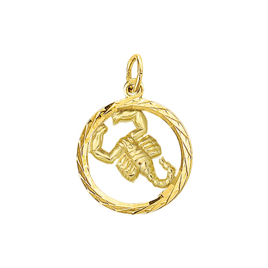 hanger sterrenbeeld gediamanteerd 14K geelgoud