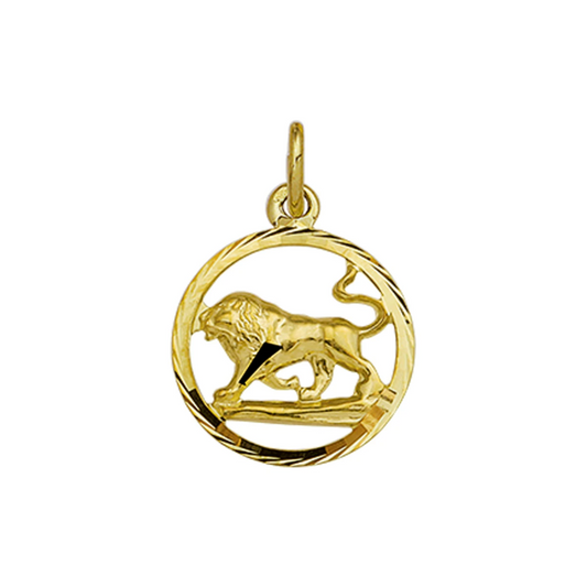hanger sterrenbeeld gediamanteerd 14K geelgoud