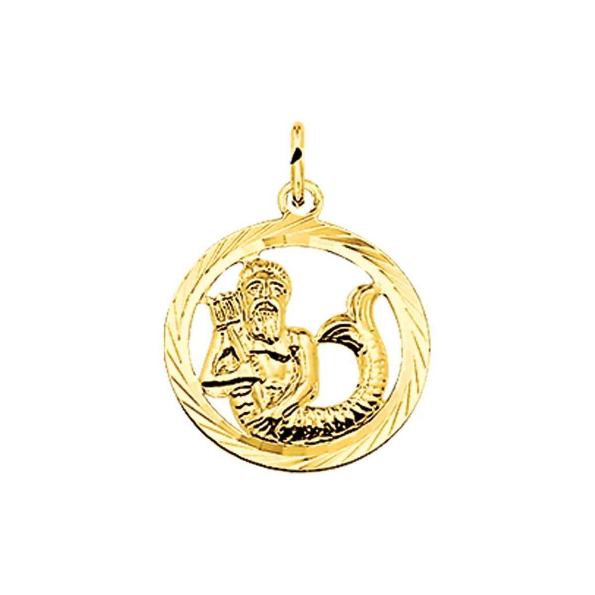 hanger sterrenbeeld gediamanteerd 14K geelgoud