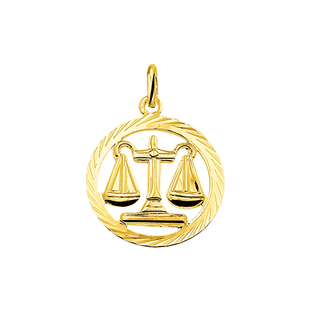 hanger sterrenbeeld gediamanteerd 14K geelgoud