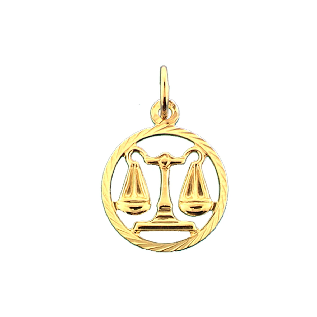 hanger sterrenbeeld gediamanteerd 14K geelgoud