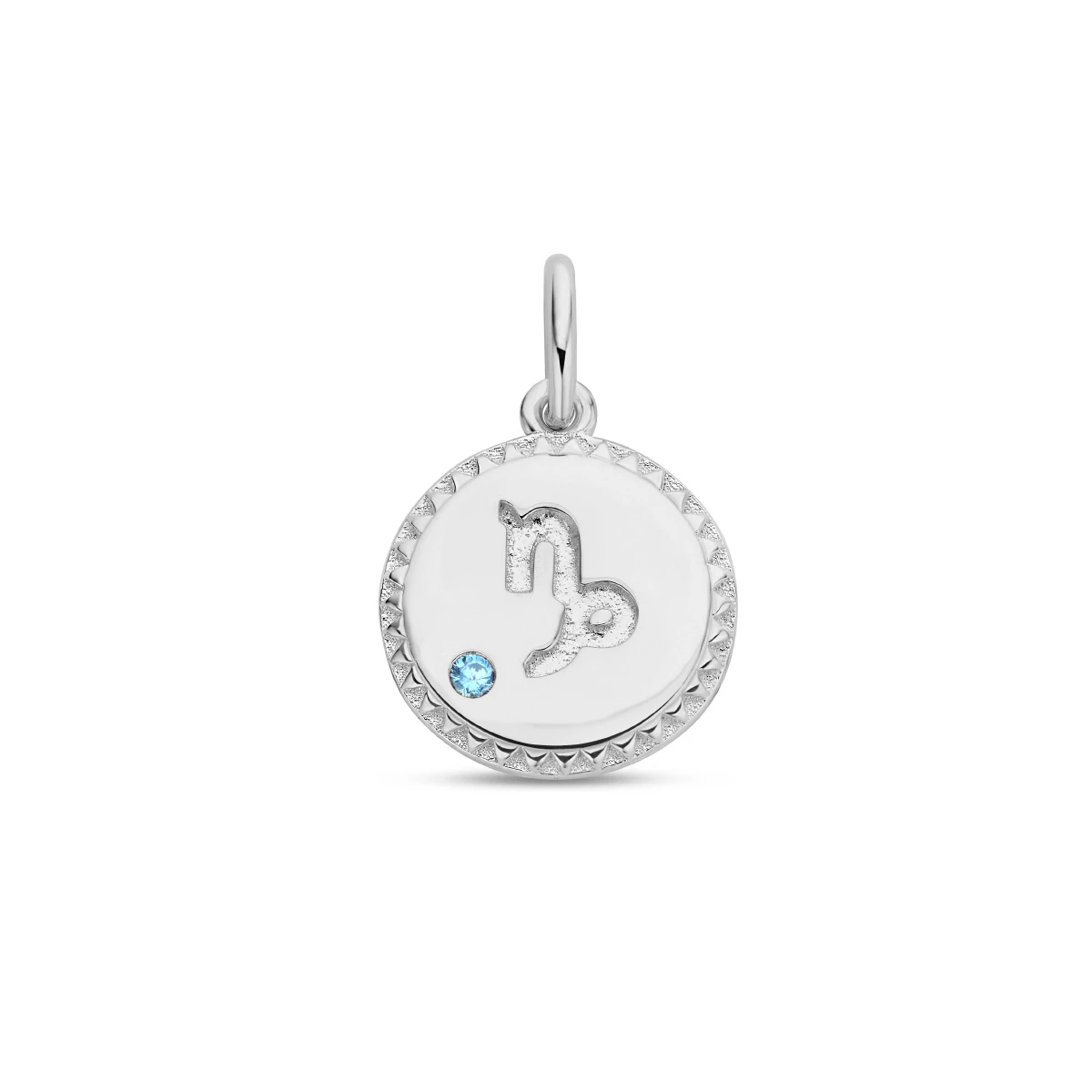 hanger sterrenbeeld zirkonia zilver gerhodineerd