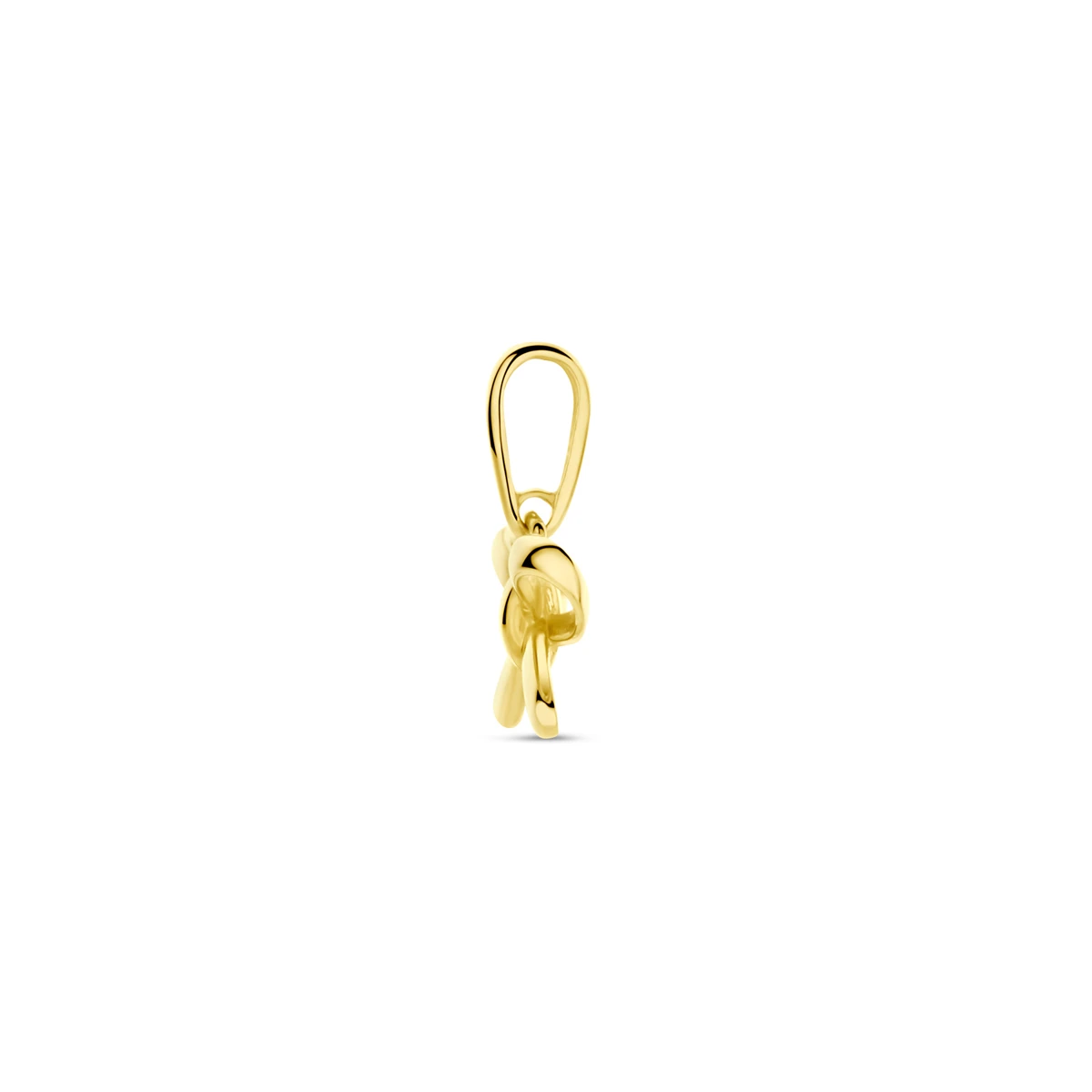 hanger strik 12 mm 14K geelgoud