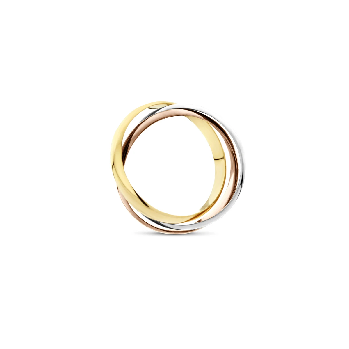 hanger tricolor 14K tricolor goud