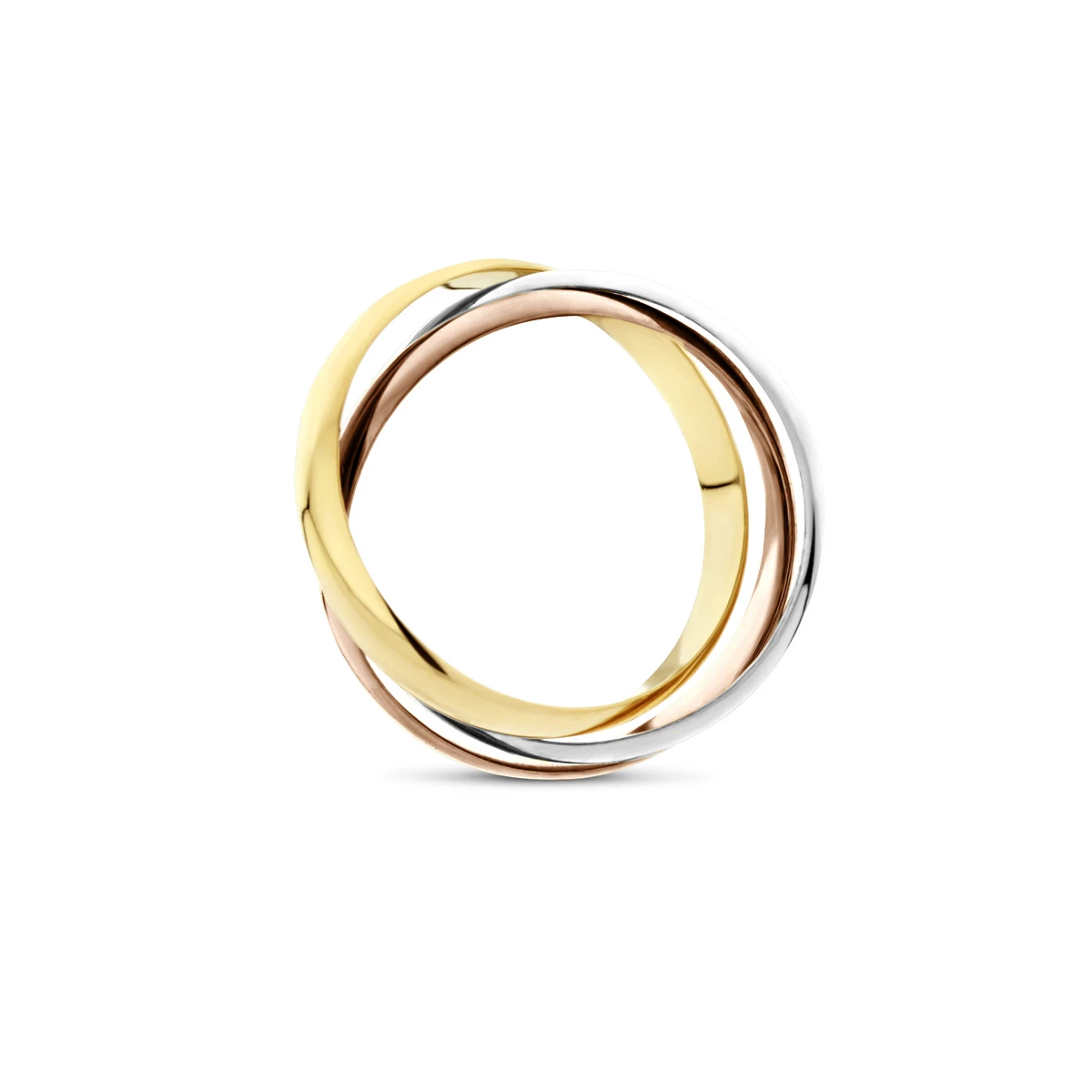 hanger tricolor 14K tricolor goud