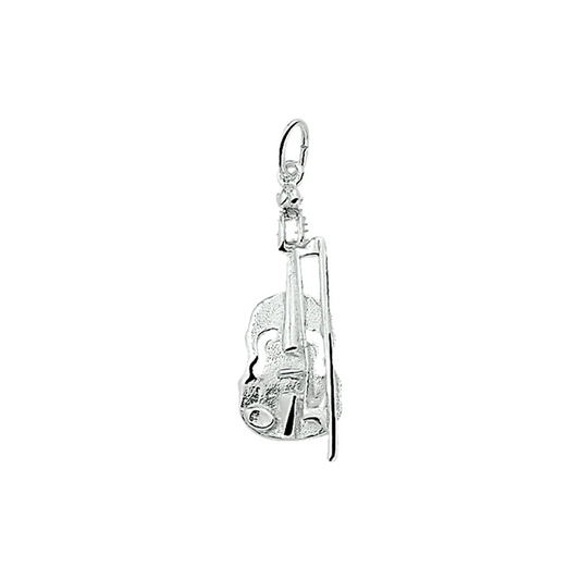 hanger viool zilver wit