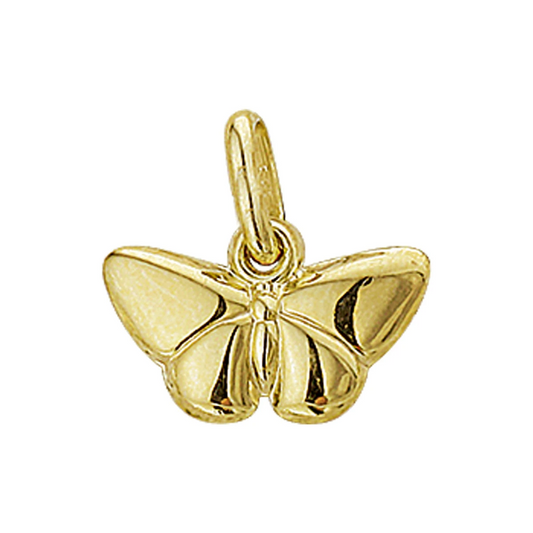 hanger vlinder 14K geelgoud