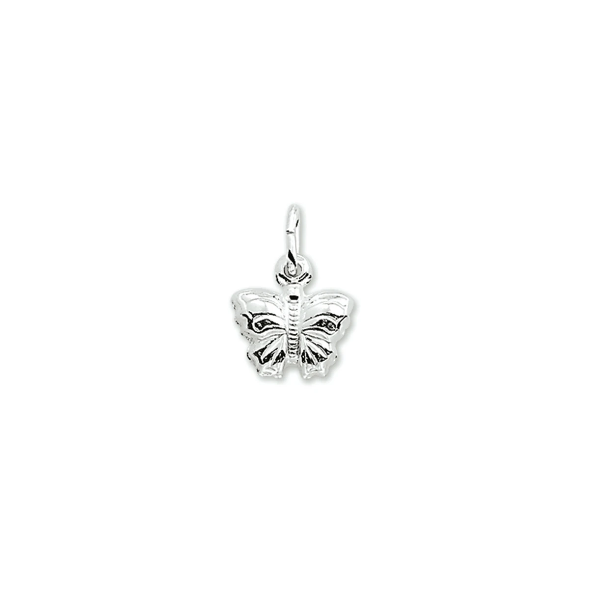 hanger vlinder zilver gerhodineerd