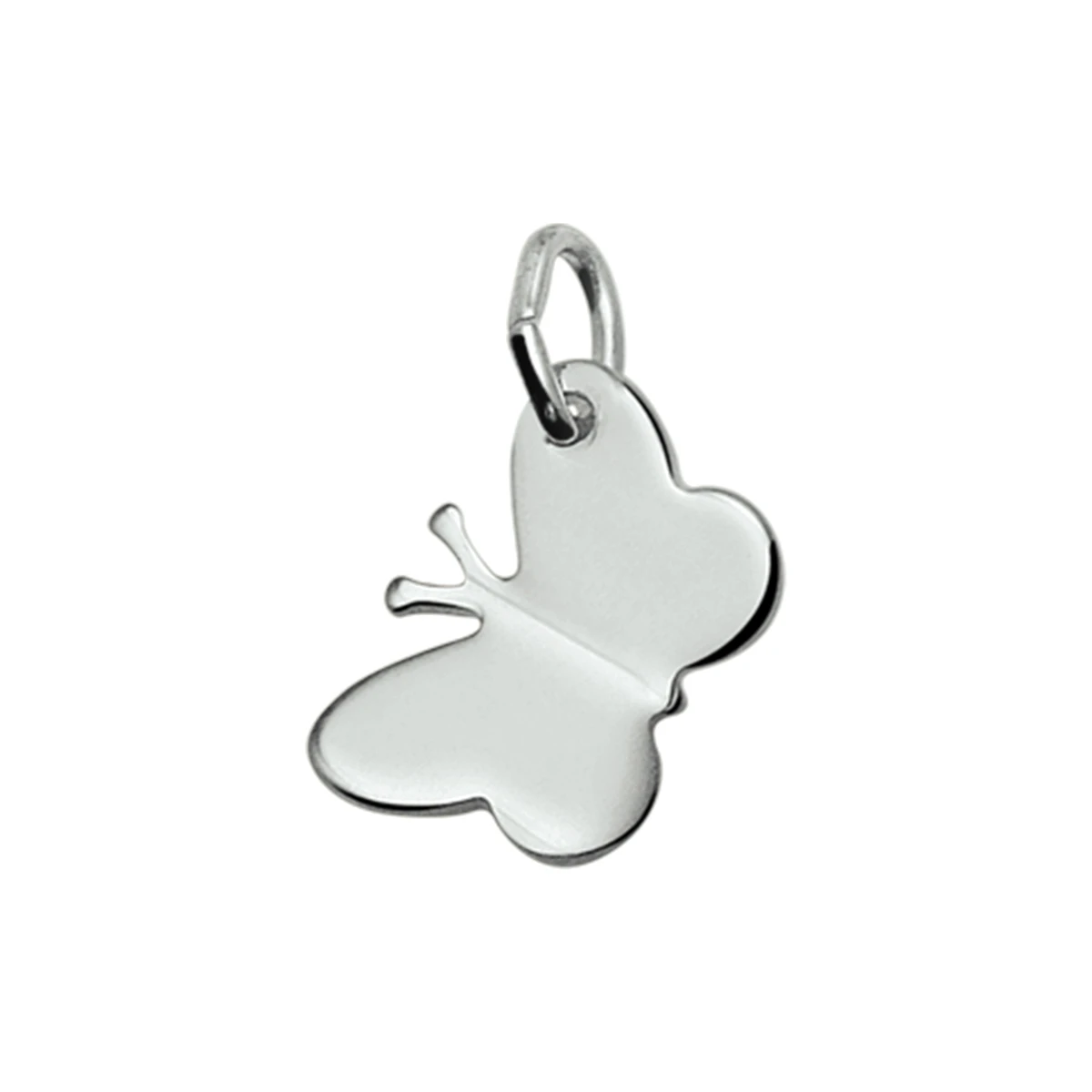 hanger vlinder zilver gerhodineerd