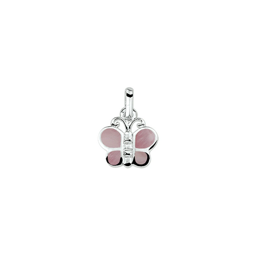 hanger vlinder zilver gerhodineerd