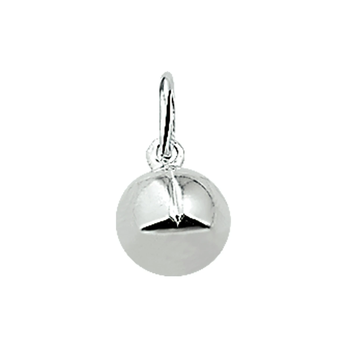 hanger voetbal zilver gerhodineerd
