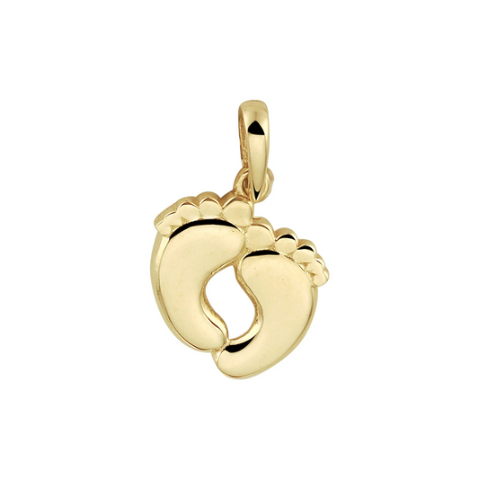 hanger voetjes 10,5 mm 14K geelgoud