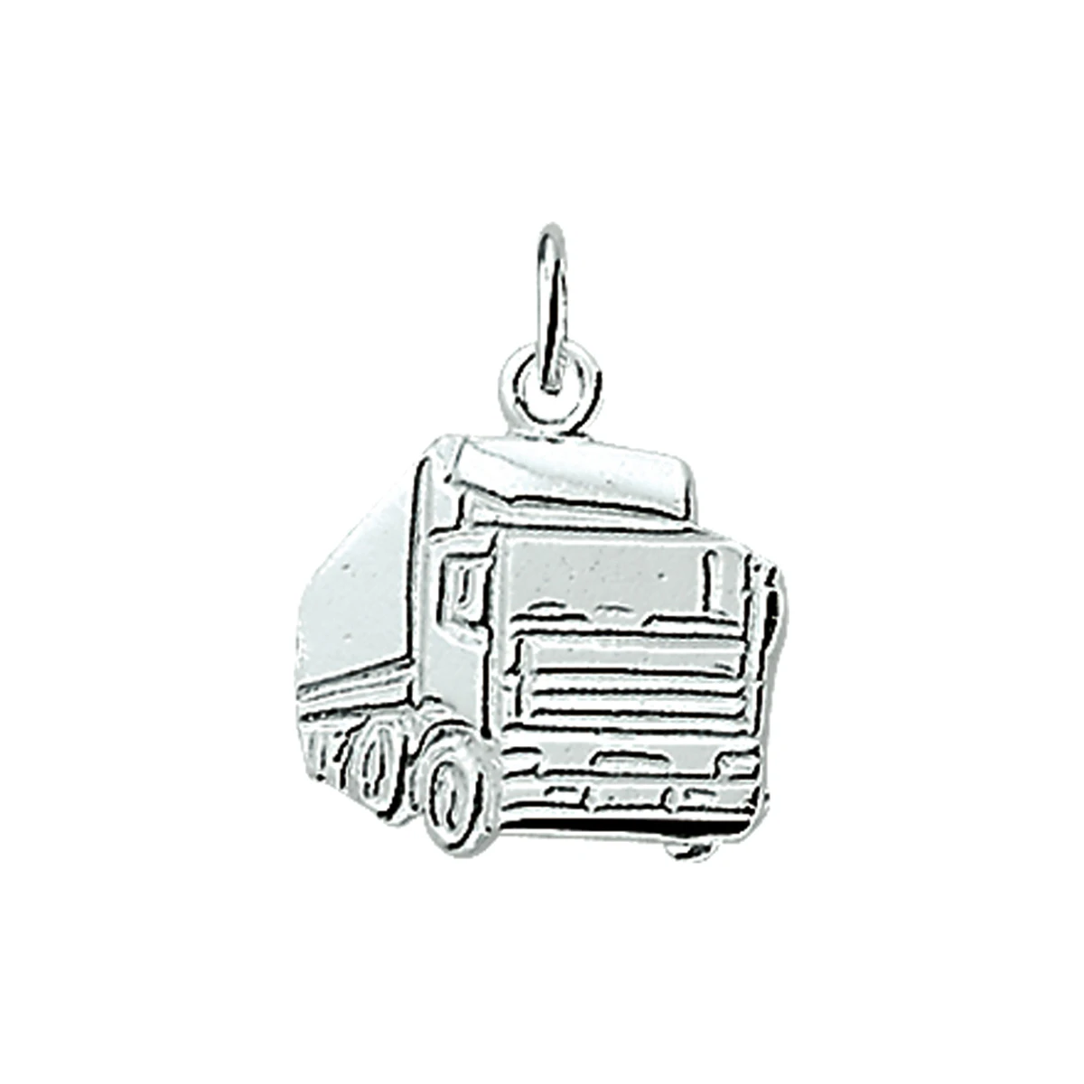 hanger vrachtwagen zilver wit
