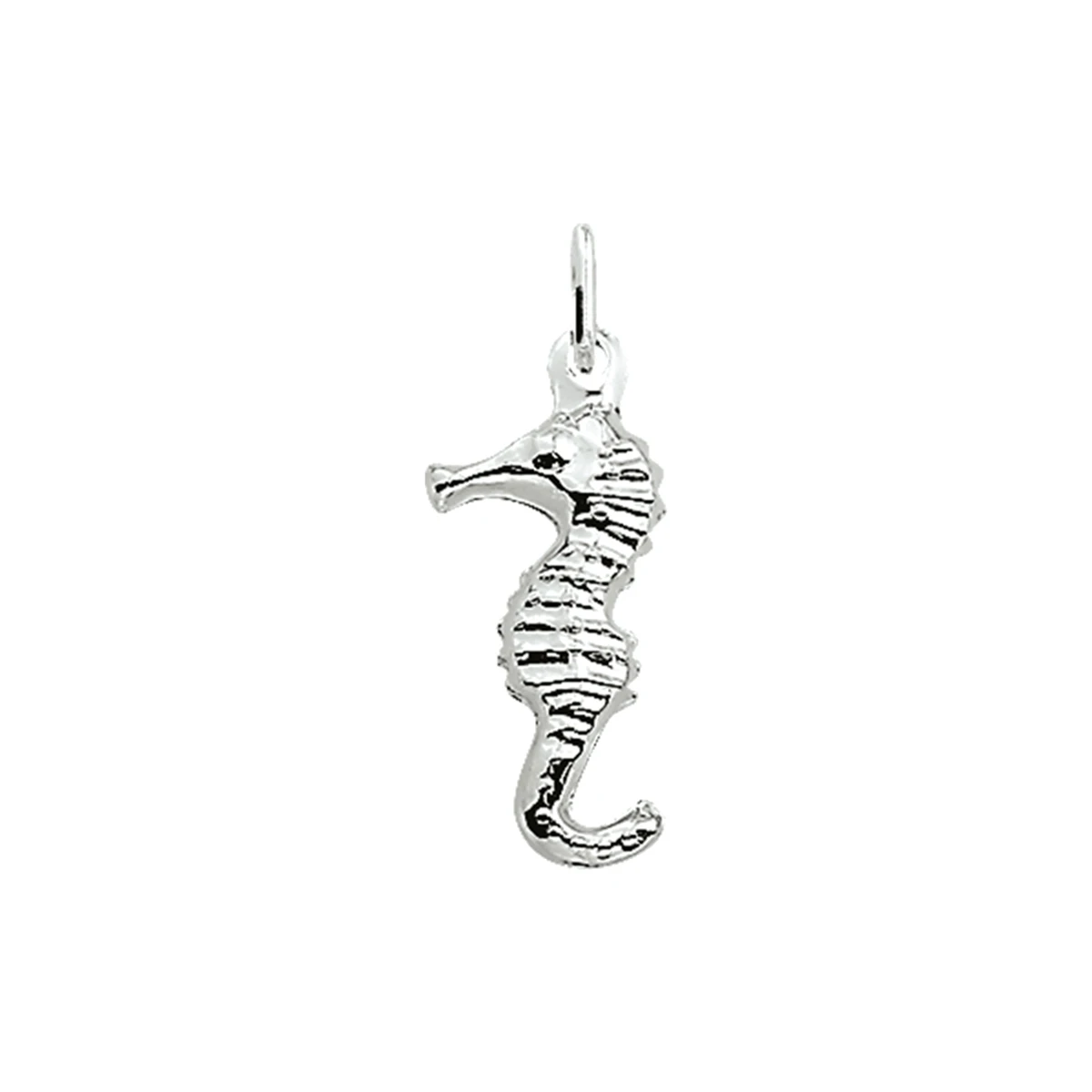 hanger zeepaard zilver wit