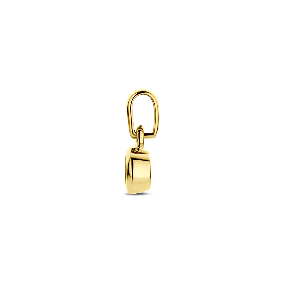 hanger zirkonia 11 mm 14K geelgoud