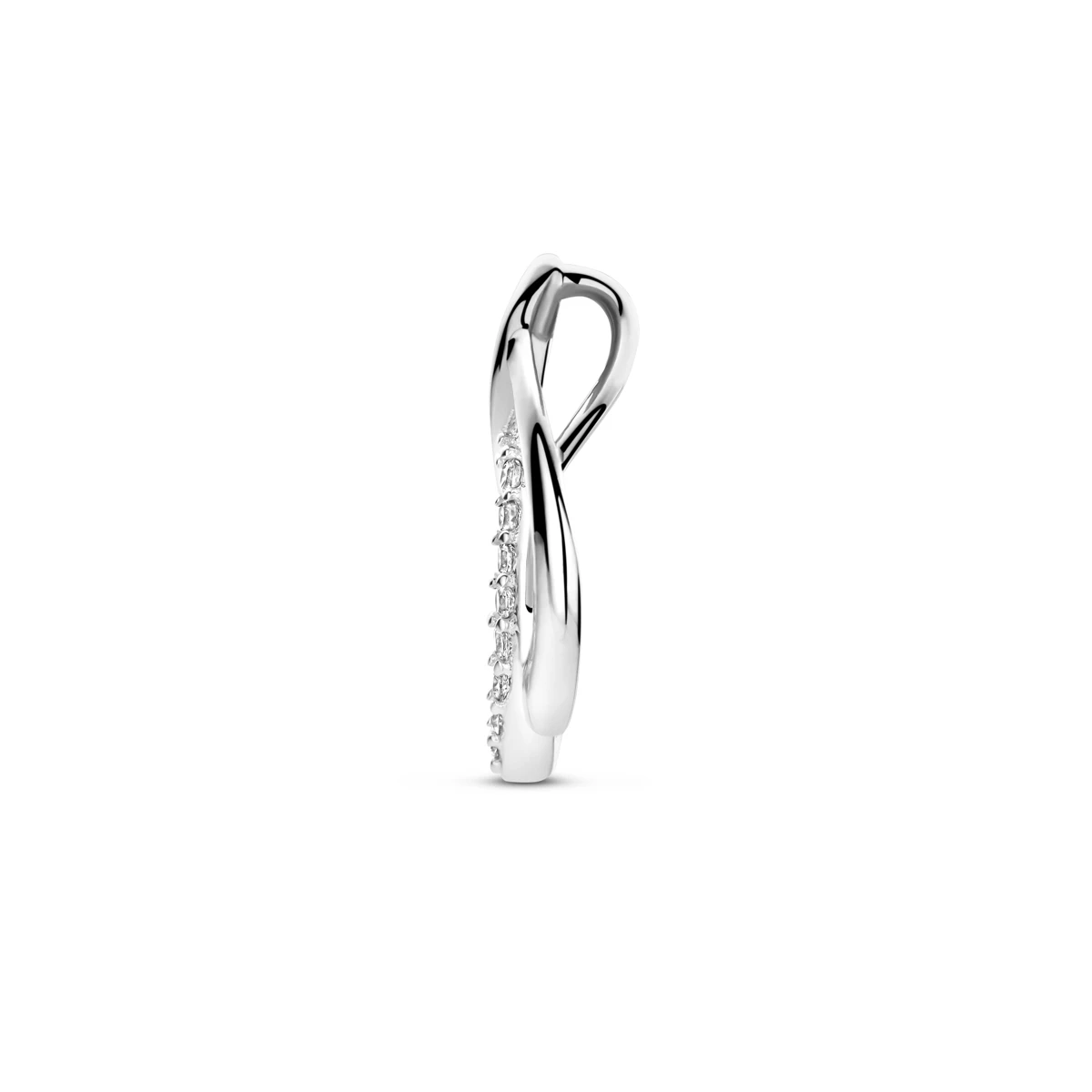 hanger zirkonia 18 mm zilver gerhodineerd